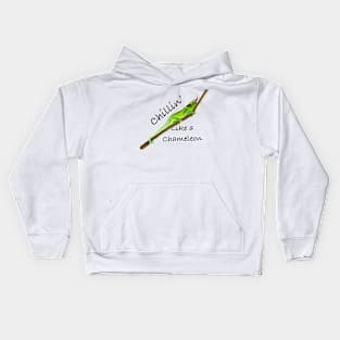 Chillin’ Like a Chameleon Kids Hoodie